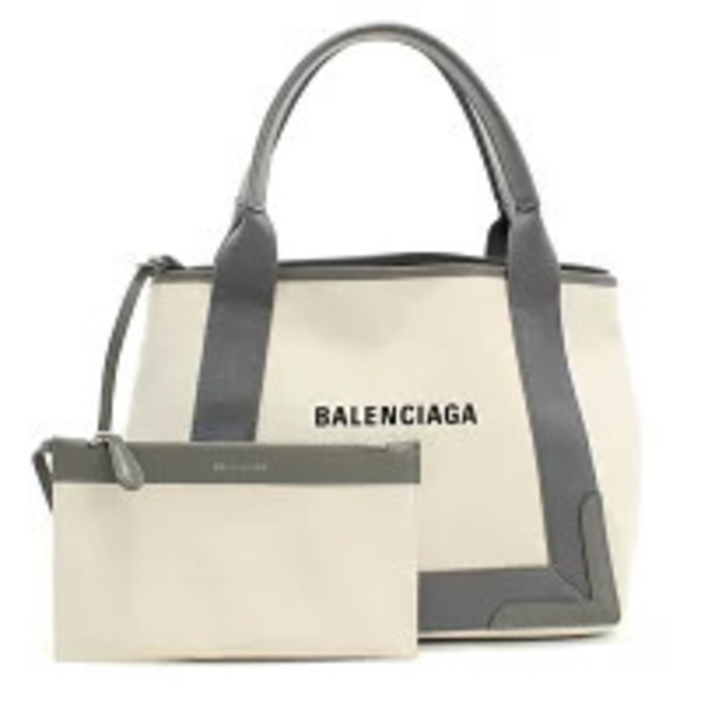 Balenciaga Tote Bag Navy Blue Cabas Handbag